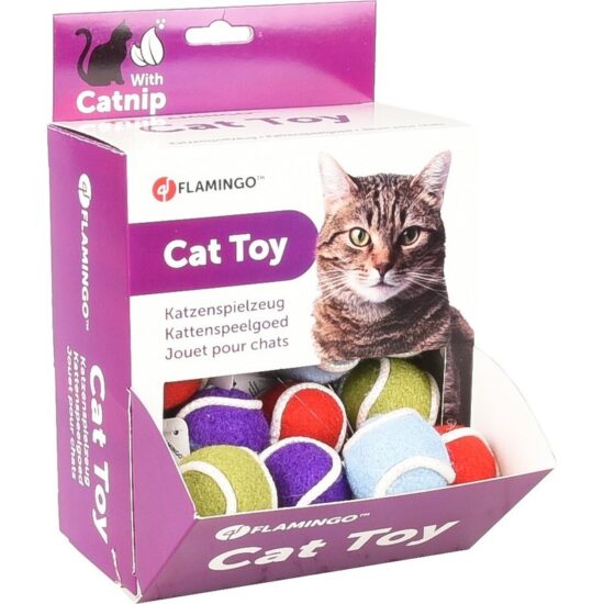 Flamingo  Dean loptica sa mačijom travom za mace 4 cm 1 komad (više boja)  #560778