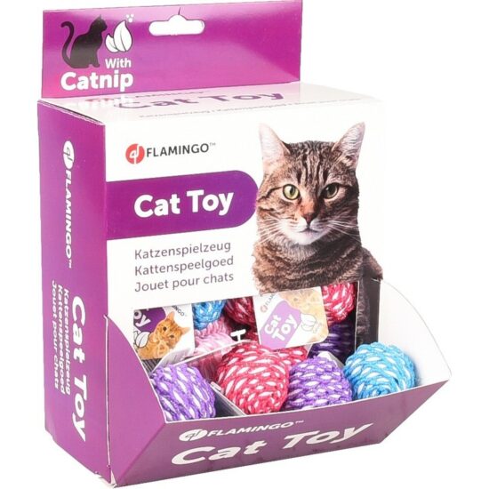 Flamingo  Luke loptica za mace 4 cm 1 komad (više boja)  #560781