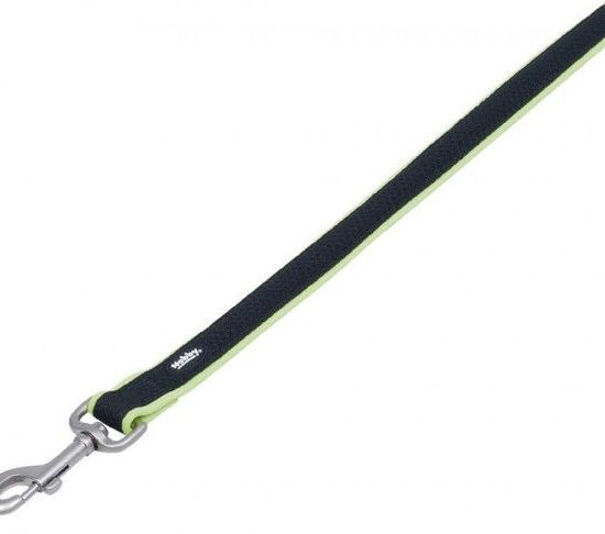 Nobby povodac Mesh preno neon žuti 20/25mm x 120 cm 80546-24