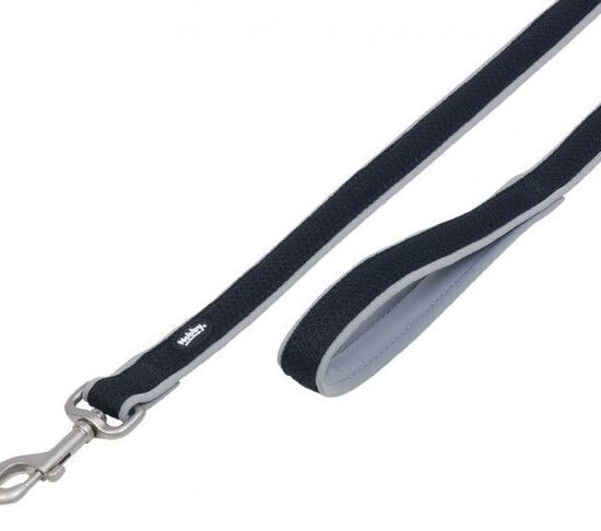 Nobby povodac Mesh preno sivi 20/25mm x 120 cm 80546-81