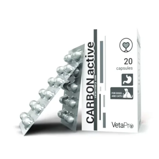 VetaPro Carbon active 20 kapsula za pse I mačke