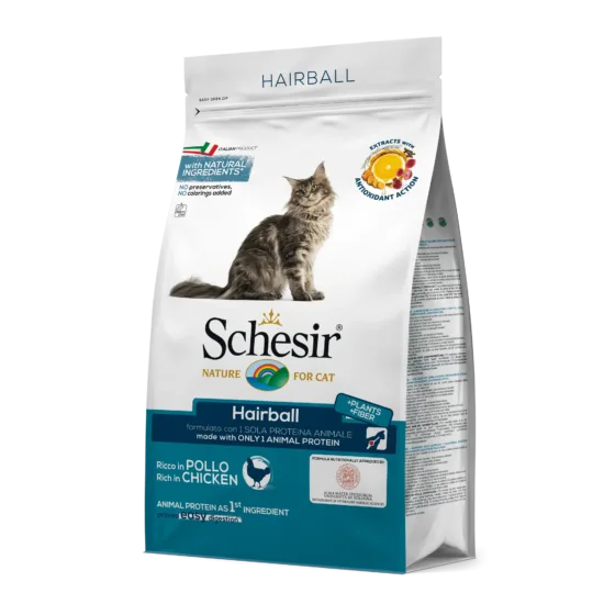 Schesir Hairball adult Cat piletina (chicken) 400gr