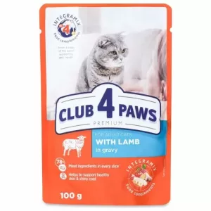 Club 4 Paws Cat jagnjetina u sosu 100 gr