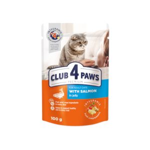Club 4 Paws Cat losos u želeu 100 gr