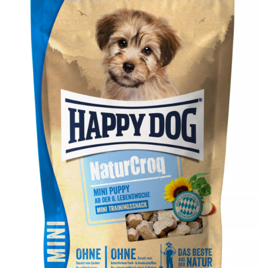 Happy Dog Mini puppy poslastica naturcroq losos I pirinač 100gr