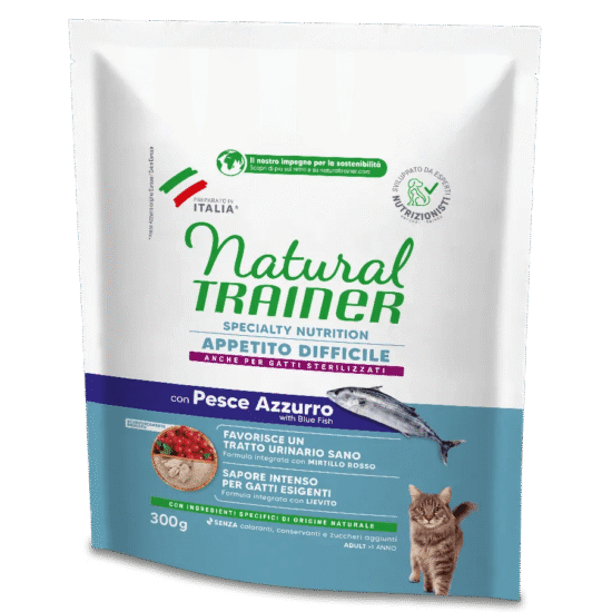 Natural Trainer Cat Adult exigent blue fish (plava riba)300 gr