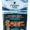 Prima Dog Northern treats reindeer & turkey bits