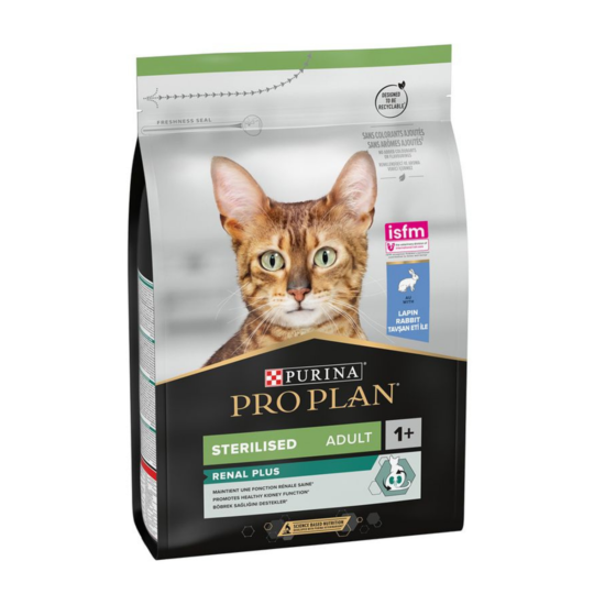 Pro Plan Cat Adult Sterilised Renal Plus – Rabbit (zečetina) 400g