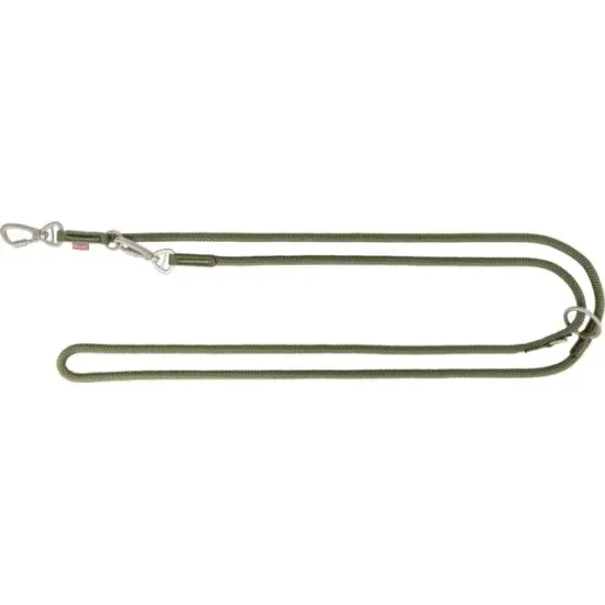 Trixie Summit podesivi povodac sa metalnim karabinerom S-M maslinasti (9mm x 2m) #TR1210133 Didisa